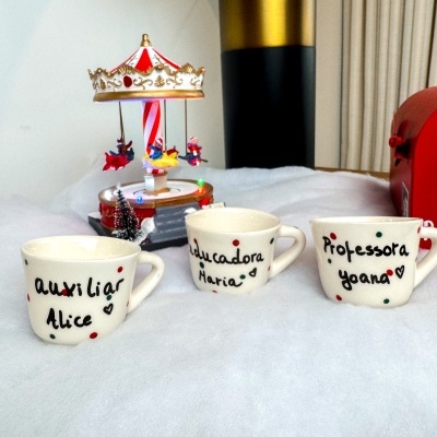 Chávena Café Monaco (Personalização Disponível Pintado à mão)