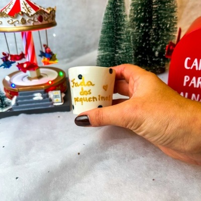 Copo Café Marselha Versão Natal (Personalizado e pronto para envio)