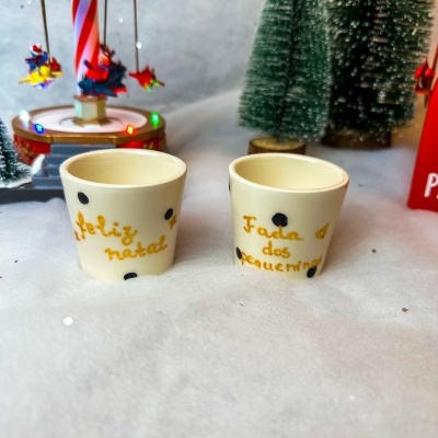 Copo Café Marselha Versão Natal (Personalizado e pronto para envio)