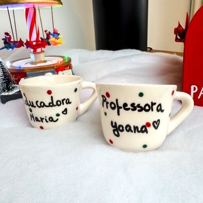 Chávena Café Monaco (Personalização Disponível Pintado à mão)