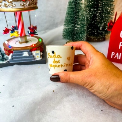 Copo Café Marselha Versão Natal (Personalizado e pronto para envio)