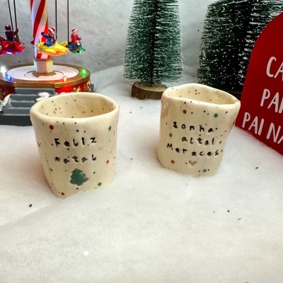 Copo Café Lapónia Versão Natal (Personalizado e pronto para envio) Copo Café Lapónia Versão Natal (Personalizado e pronto para envio)