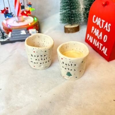 Copo Café Lapónia Versão Natal (Personalizado e pronto para envio)
