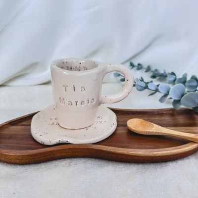 Milão | Copo de Café com Pires