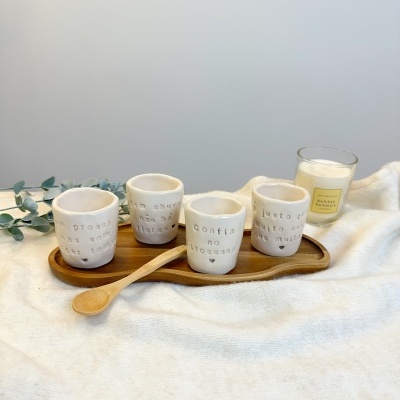 Barcelona | Conjunto de 4 Copos Expresso