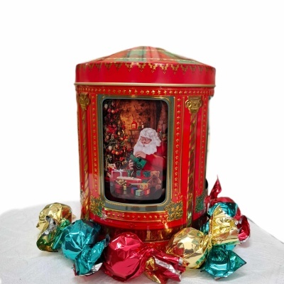 Bombons | Lata Carrocel Musical Pai Natal 200g