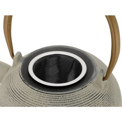 Bule de Ferro Fundido 1,2L | Modelo "Sakura" Cinza