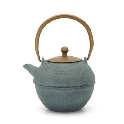 Bule de Ferro Fundido 1,2L | Modelo "Sakura" Azul