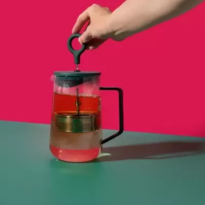 Bule de Vidro 1,25L | Modelo "Gyro Verde" La Cafetière
