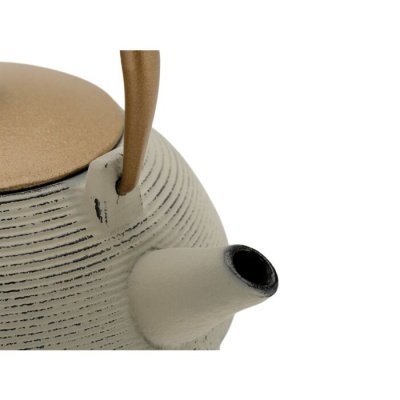 Bule de Ferro Fundido 1,2L | Modelo "Sakura" Cinza