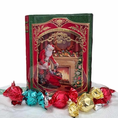 Bombons | Lata Livro A Visit From St. Nick 300g