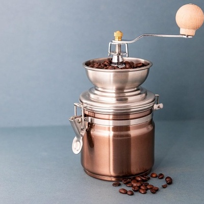 Moinho de Café Manual - Modelo Copper | La Cafetière