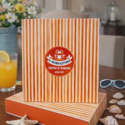 Bombons | Caixa Laranjinha (8 Bombons)