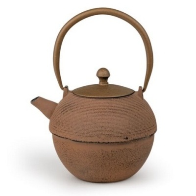 Bule de Ferro Fundido 1,2L | Modelo "Sakura" Castanho