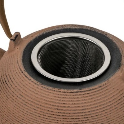 Bule de Ferro Fundido 1,2L | Modelo "Sakura" Castanho