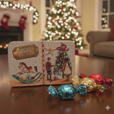 Bombons | Lata Mini Livro The Christmas Tree 100g