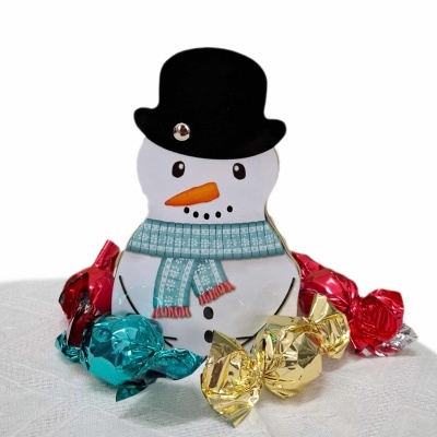 Bombons | Lata Figura Boneco de Neve 70g