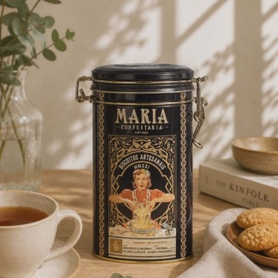 Lata Biscoitos de Manteiga 150g | Maria Confeitaria