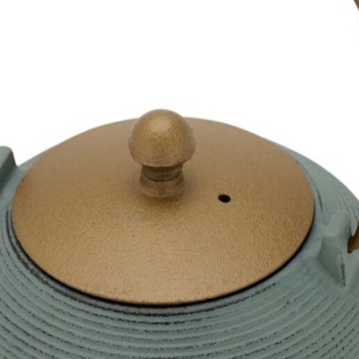 Bule de Ferro Fundido 1,2L | Modelo "Sakura" Azul