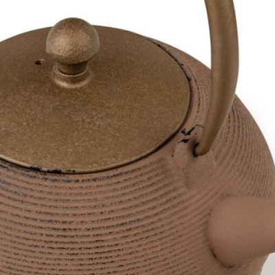 Bule de Ferro Fundido 1,2L | Modelo "Sakura" Castanho