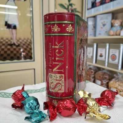 Bombons | Lata Livro A Visit From St. Nick 300g