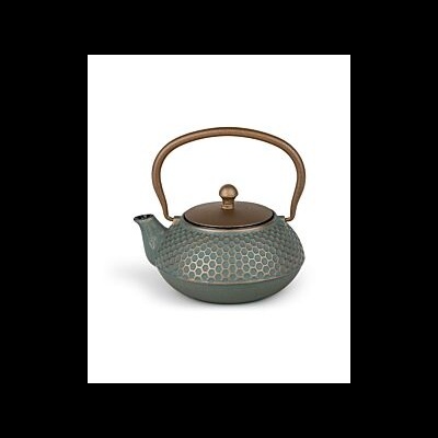 Bule de Ferro Fundido 0,7L | Modelo "Jiangxi" Azul