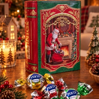Bombons | Lata Livro A Visit From St. Nick 300g