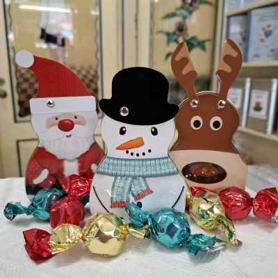 Bombons | Lata Figura Boneco de Neve 70g