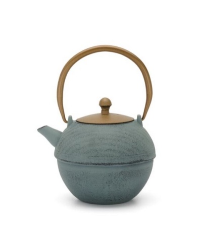 Bule de Ferro Fundido 1,2L | Modelo "Sakura" Azul