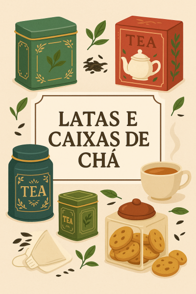 Latas e Caixas de Chá