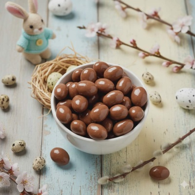 Amêndoas de Chocolate de Leite