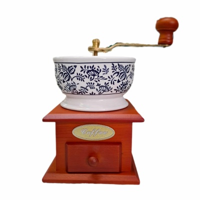 Moinho de Café Manual - Madeira e Cerâmica | Kitchen&Go