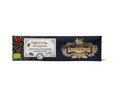 Tablete Chocolate Café da Colômbia 67% Cacau | Nau do Cacau