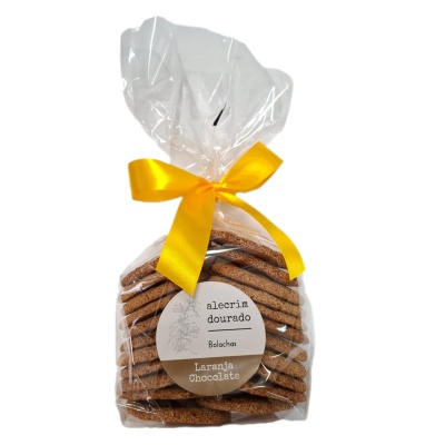 Bolachas Artesanais de Laranja e Chocolate 200g | Alecrim Dourado