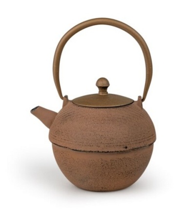 Bule de Ferro Fundido 1,2L | Modelo "Sakura" Castanho