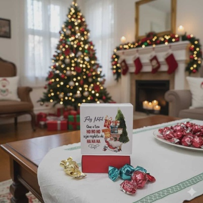 Bombons | Miminho c/ Frase - Boa Disposição (6 Bombons)