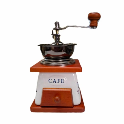 Moinho de Café Manual - Madeira e Cerâmica | Kitchen&Go