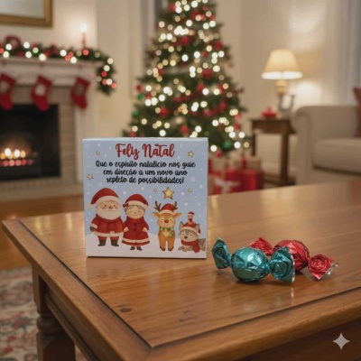 Bombons | Miminho c/ Frase - Prosperidade (6 Bombons)