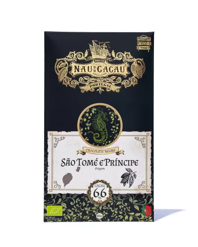 Tablete Chocolate São Tomé e Príncipe 66% Cacau | Nau do Cacau