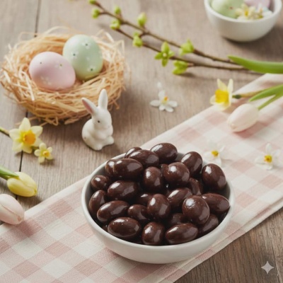 Amêndoas de Chocolate Negro (75% Cacau)