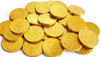 Moedas de Chocolate de Leite
