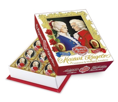 Bombons | Reber Mozart Kugeln — Caixa Mozart & Constanze 240g