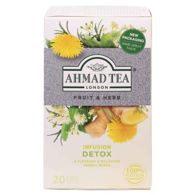 Infusão Detox 20 Saq. | AHMAD TEA