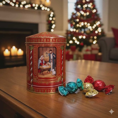 Bombons | Lata Carrocel Musical Sagrada Família 200g