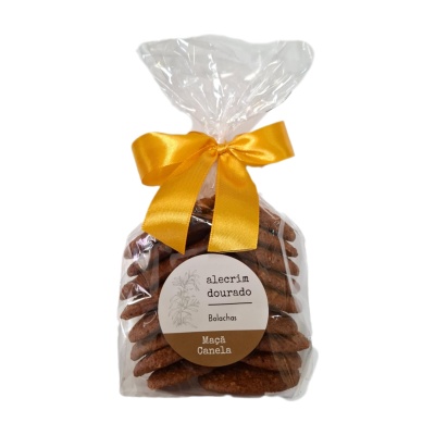 Bolachas Artesanais de Maçã e Canela 200g | Alecrim Dourado
