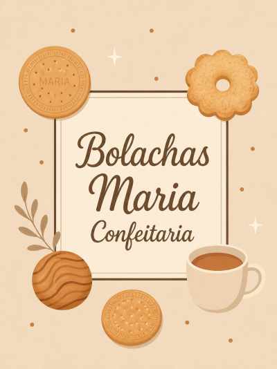 Bolachas Maria Confeitaria