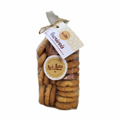 "Incríveis" Bolachas Caseiras de Manteiga de Amendoim 250g | Avó Ana