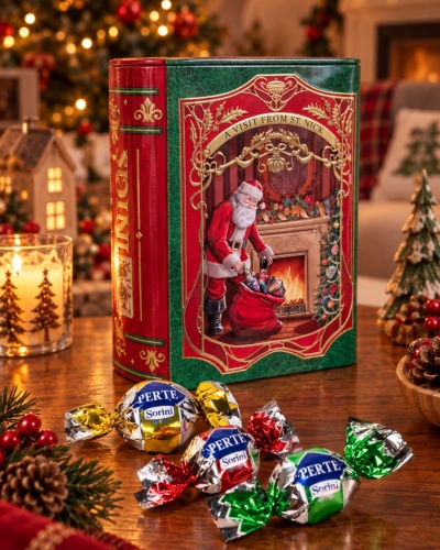 Bombons | Lata Livro A Visit From St. Nick 300g