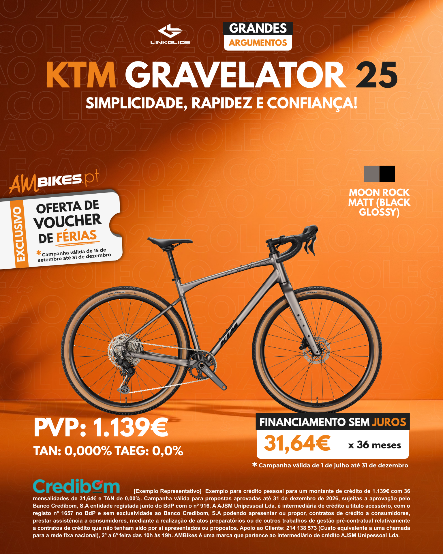 KTM Gravelator 25 | Moon Rock Matt (Black Glossy)