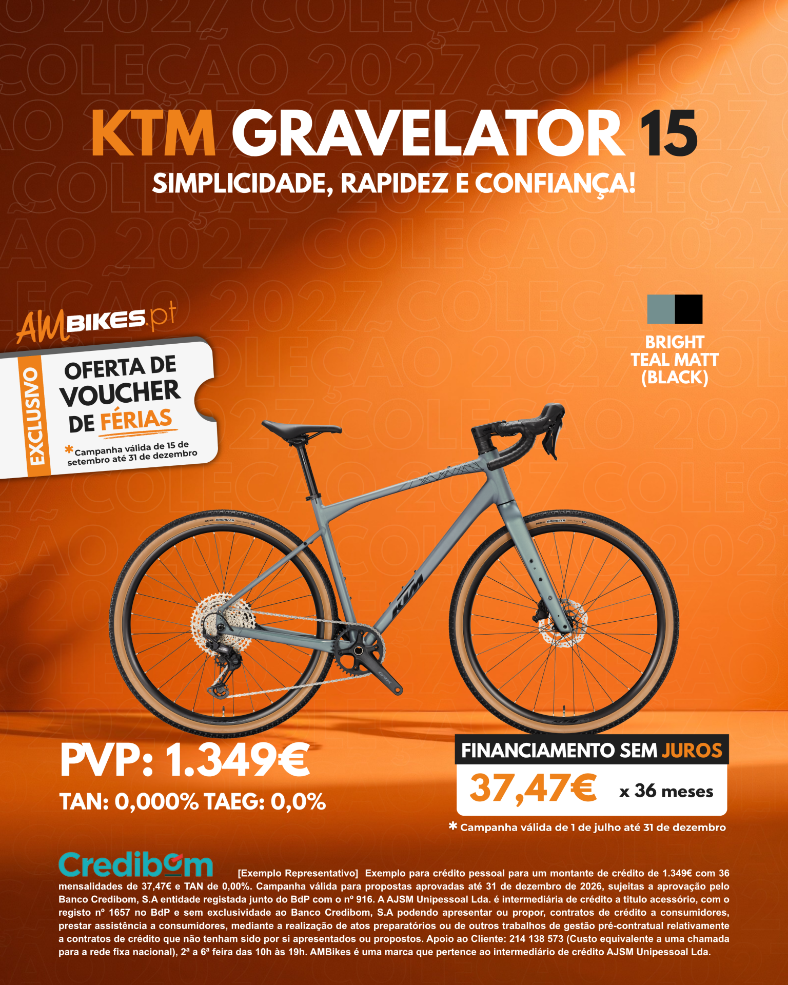 KTM Gravelator 15 | Bright Teal Matt (Black)
